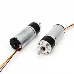 2個 Φ22mm 12V/24V BLDC遊星ギヤードモータ MP22-TEC2238 3.0kg.cm 3W CW/CCW 遊星ギアボックス付き