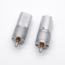 2個 Φ20mm 6V/12V ブラシDCギヤードモータ 永久磁石モータ GM20-130SH ギア比 29~488 平行軸ギヤボックス付き