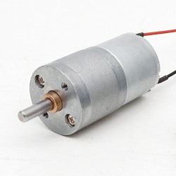 2個 Φ25mm 6V/12V ブラシDCギヤードモータ 永久磁石モータ GM25-320SH ギア比 4~499 平行軸ギヤボックス付き