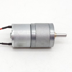 2個 Φ25mm 6V/12V ブラシDCギヤードモータ 永久磁石モータ GM25-320SH ギア比 4~499 平行軸ギヤボックス付き