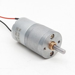 2個 Φ25mm 6V/12V ブラシDCギヤードモータ 永久磁石モータ GM25-320SH ギア比 4~499 平行軸ギヤボックス付き