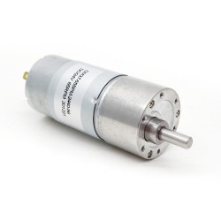 2個 Φ37mm 12V/24V ブラシDCギヤードモータ GM37-555 ギア比 6~810 平行軸ギヤボックス付き