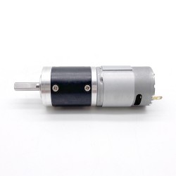 2個 Φ28mm 12V/24V ブラシDCギヤードモータ 永久磁石モータ GMP28-385PA ギア比 4~720 遊星ギアボックス付き