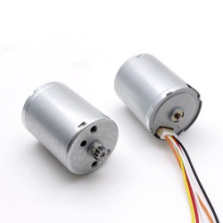 2個 Φ22.4mm 12V/24V BLDC モーター ブラシレス dc モーター TEC2430 4500RPM 3W 0.05kg.cm 軸径 2mm