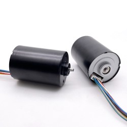 2個 Φ35.8mm 12V/24V BLDC モーター ブラシレス dc モーター TEC3650 200g.cm 5300RPM/3400RPM 軸径 3.175mm