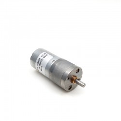 2個 Φ25mm 12V/24V ブラシDCギヤードモータ GM25-TEC2430 ギア比 4~499 平行軸ギヤボックス付き 0.2-5kg.cm