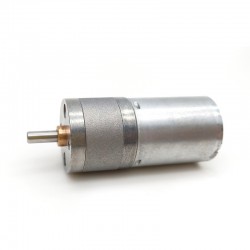 2個 Φ25mm 12V/24V ブラシDCギヤードモータ GM25-TEC2430 ギア比 4~499 平行軸ギヤボックス付き 0.2-5kg.cm