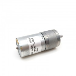 2個 Φ25mm 12V/24V ブラシDCギヤードモータ GM25-TEC2430 ギア比 4~499 平行軸ギヤボックス付き 0.2-5kg.cm