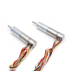 2個 Φ12mm 6V/12V ブラシレスコアレスギアモーター GMP12-TBC1220 遊星ギアボックス付き 軸径 3mm