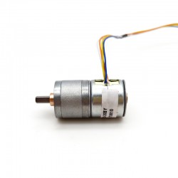 2個 12V マイクロ DC ステッピングギアモーター GM20-20BY 18° 120mA 2.5kg.cm ギヤ比29~488 平行軸ギアボックス付き