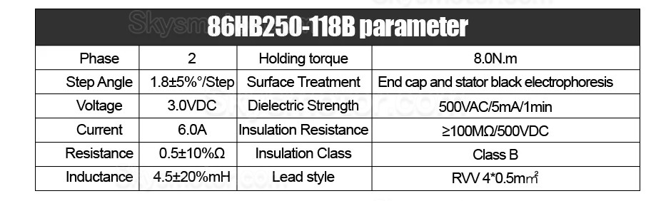 Nema34 クローズド ループ ステッピング モーター キット 86HB250-118B-HBS86-Brake 1.8 度 8N.m HBS86 ドライバー + ブレーキ