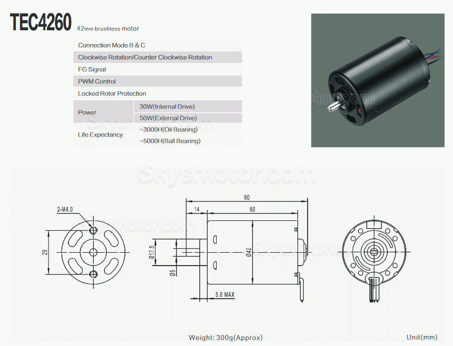 2個 12V/24V ブラシレス dc モーター + BLDC モーター ドライブ キット TEC4260 500g.cm 2500RPM/1300RPM